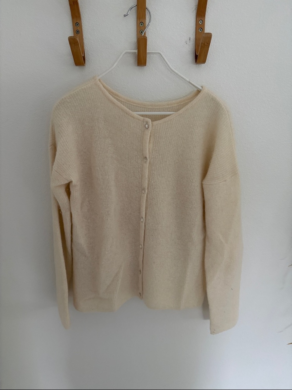 Sezane gaspard gilet in ecru